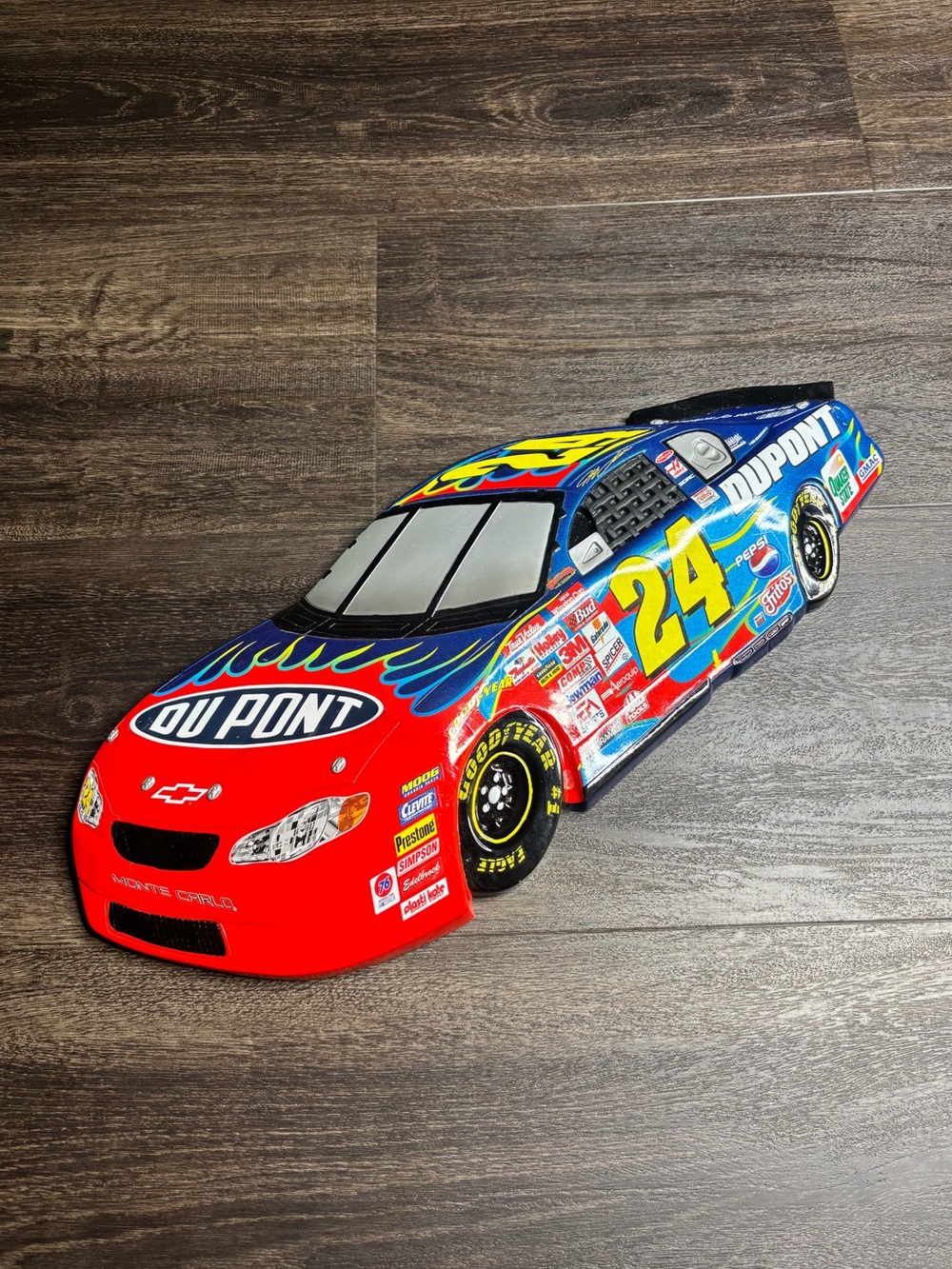 Jeff Gordon #24 DuPont 2001 Monte Carlo 3D Wall Hanging Limited Edition